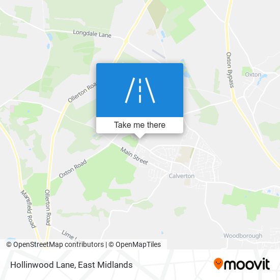 Hollinwood Lane map