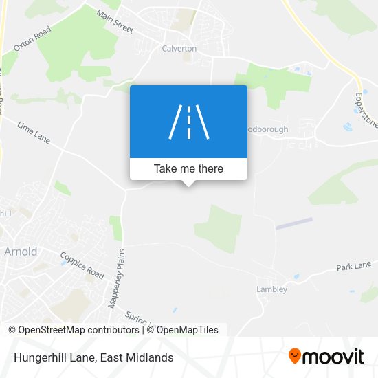 Hungerhill Lane map