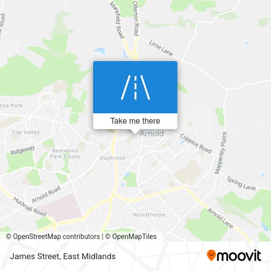 James Street map