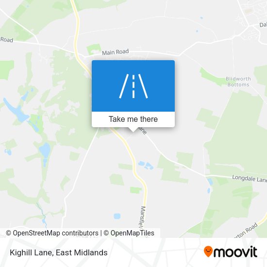 Kighill Lane map