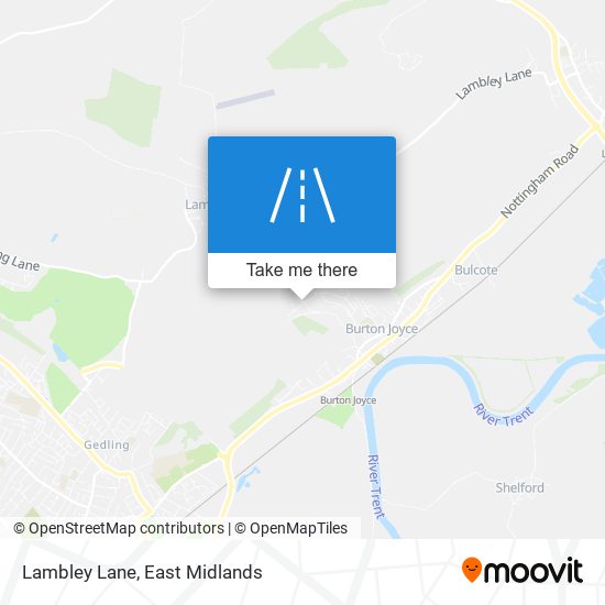 Lambley Lane map