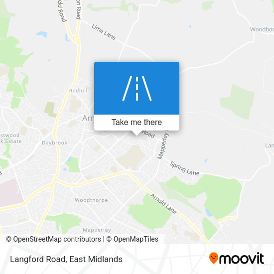 Langford Road map