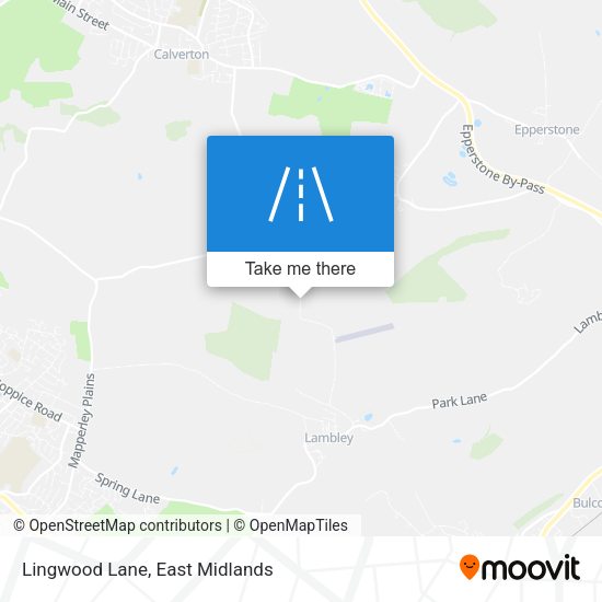 Lingwood Lane map