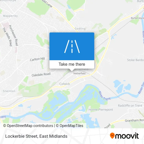 Lockerbie Street map