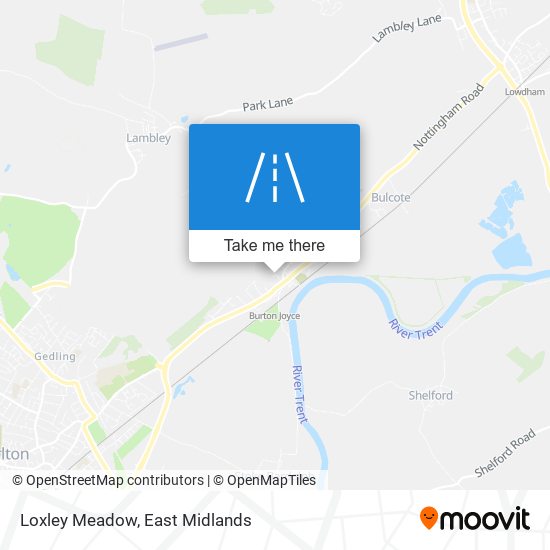 Loxley Meadow map