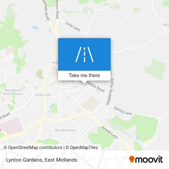 Lynton Gardens map