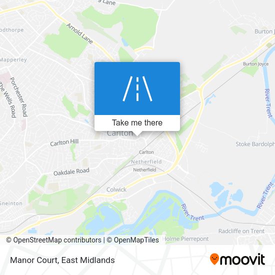 Manor Court map