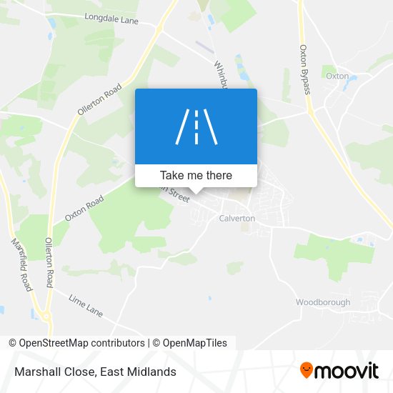 Marshall Close map