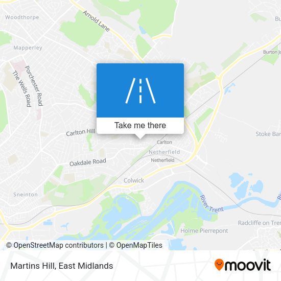 Martins Hill map