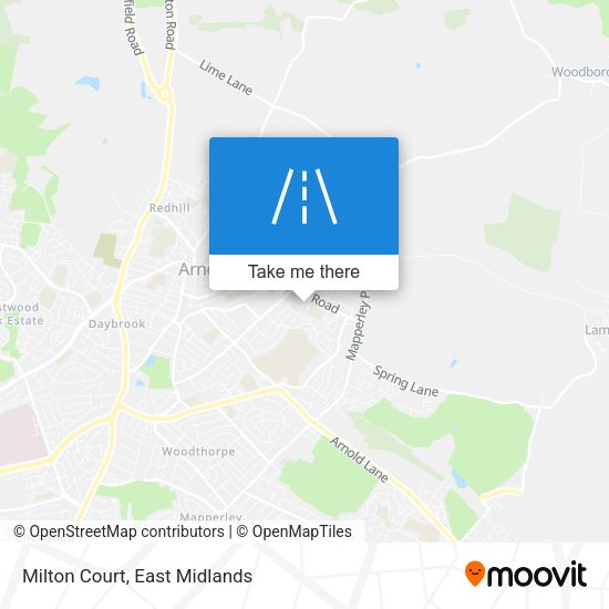 Milton Court map