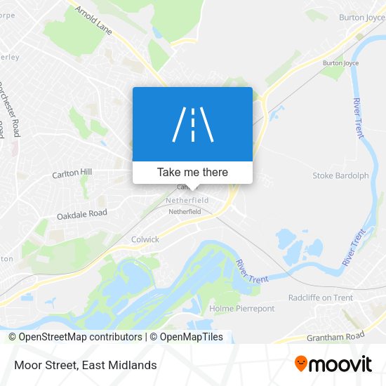 Moor Street map