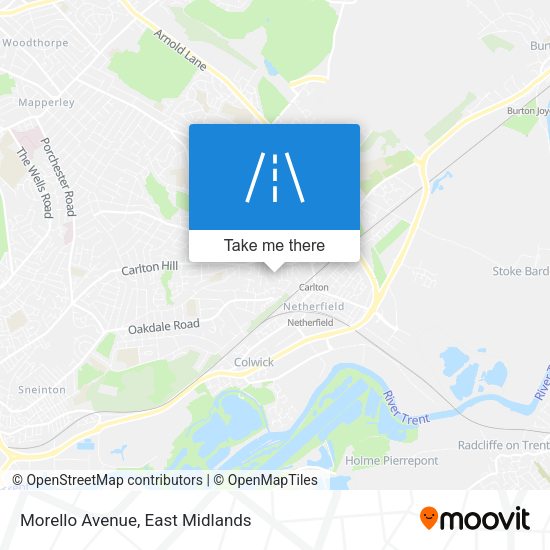 Morello Avenue map
