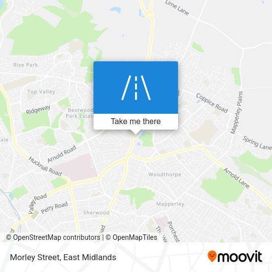 Morley Street map