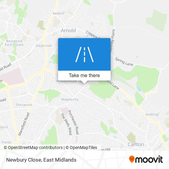 Newbury Close map