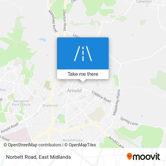 Norbett Road map