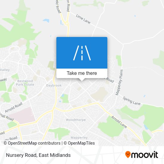 Nursery Road map