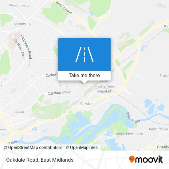 Oakdale Road map