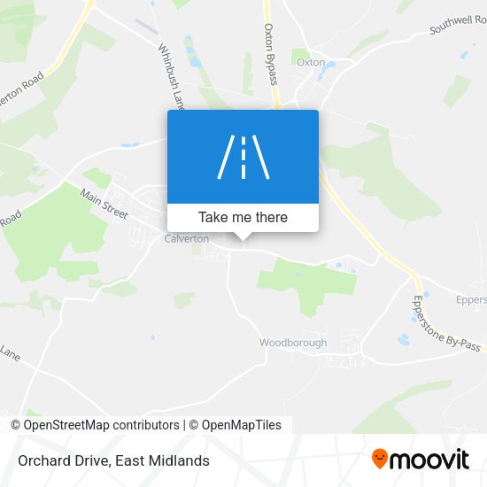 Orchard Drive map