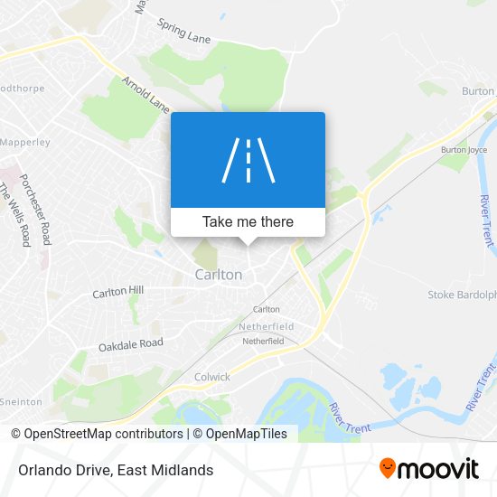 Orlando Drive map