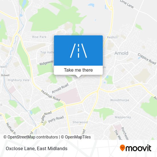 Oxclose Lane map