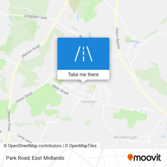 Park Road map