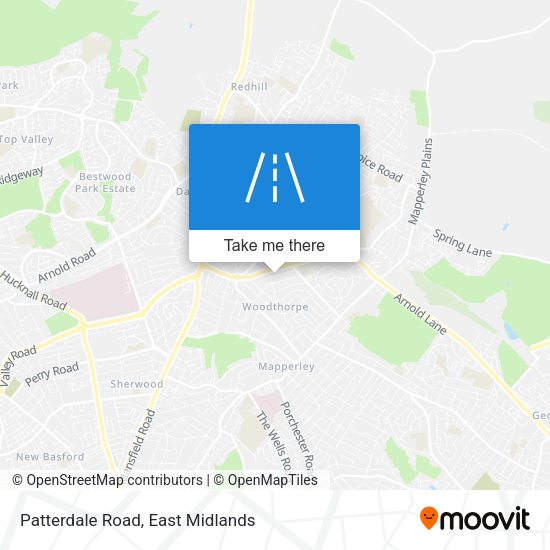 Patterdale Road map