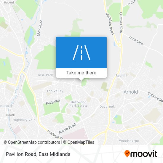 Pavilion Road map
