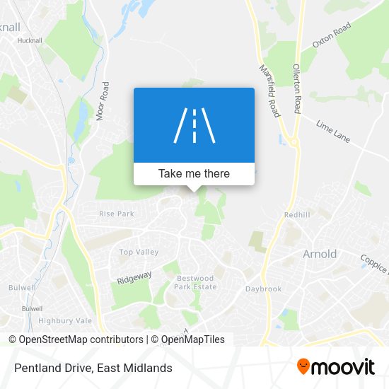 Pentland Drive map