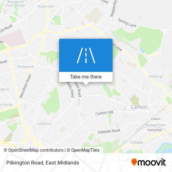 Pilkington Road map