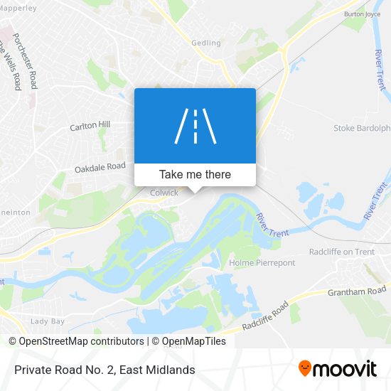Private Road No. 2 map