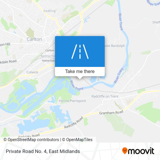 Private Road No. 4 map