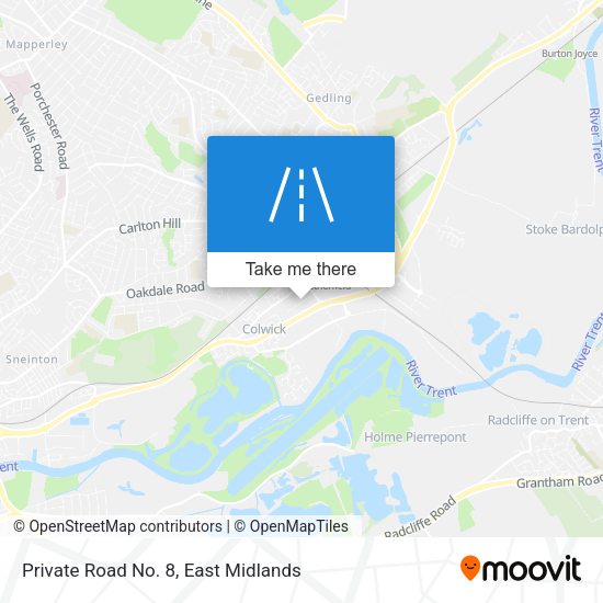 Private Road No. 8 map