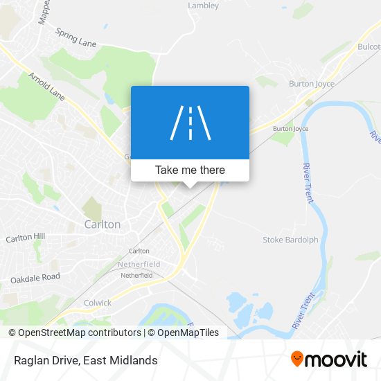 Raglan Drive map