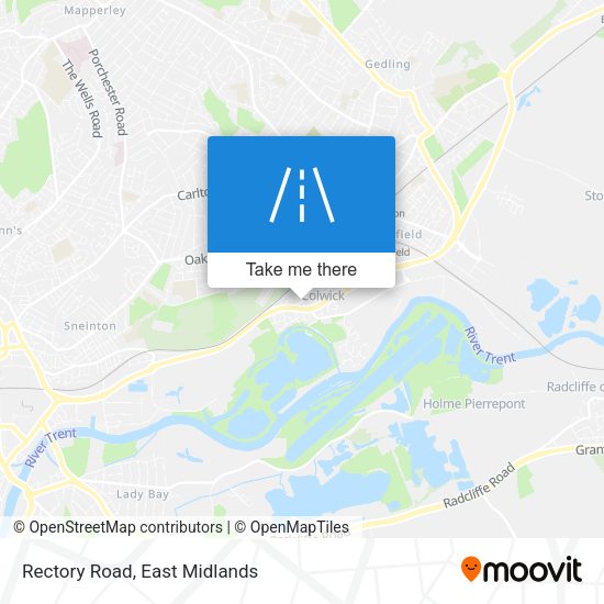 Rectory Road map