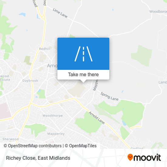 Richey Close map