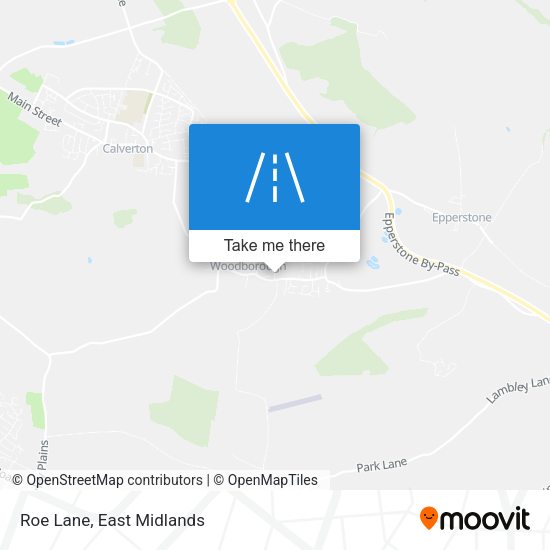 Roe Lane map