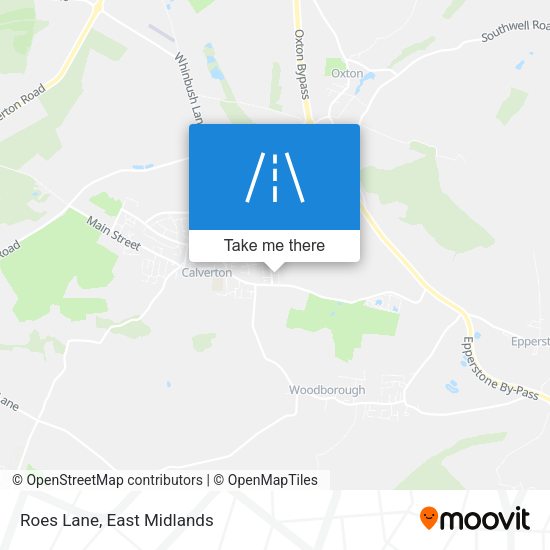 Roes Lane map