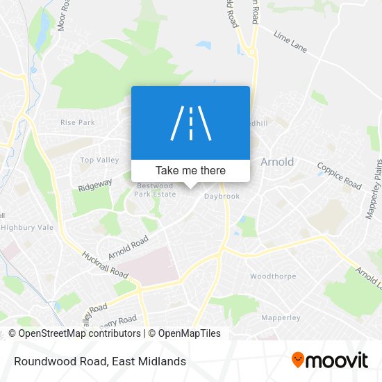 Roundwood Road map