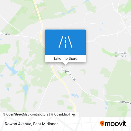 Rowan Avenue map