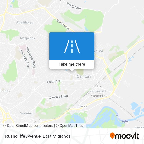 Rushcliffe Avenue map