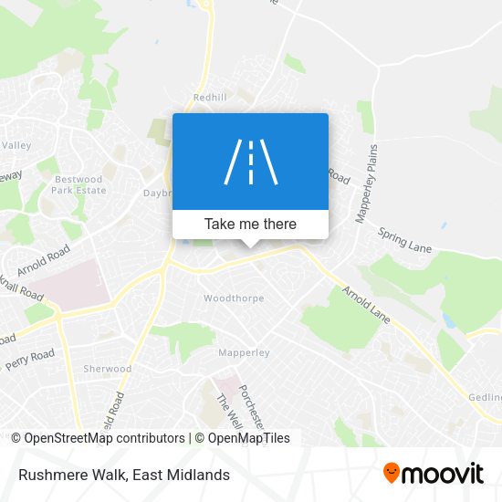 Rushmere Walk map