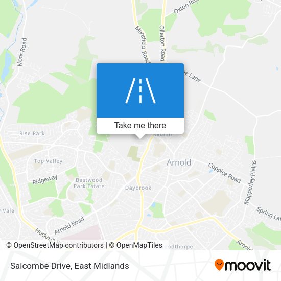 Salcombe Drive map