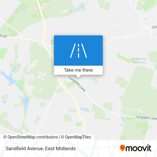 Sandfield Avenue map