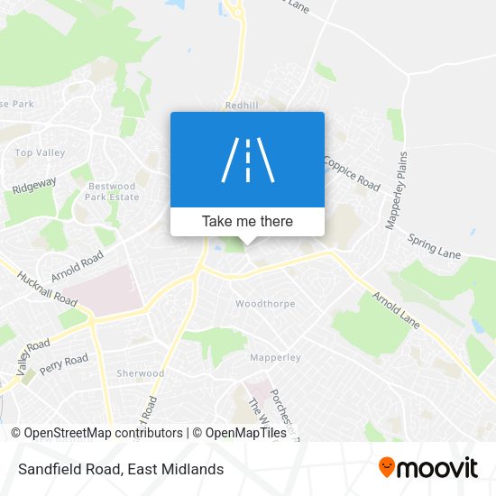 Sandfield Road map