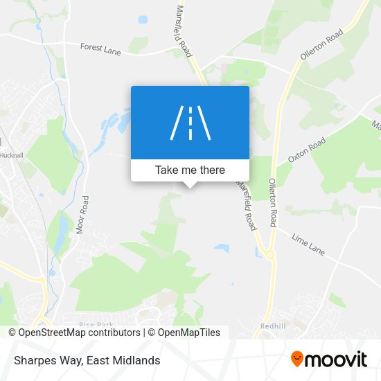 Sharpes Way map
