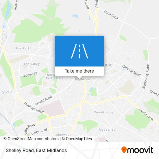 Shelley Road map