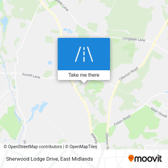 Sherwood Lodge Drive map