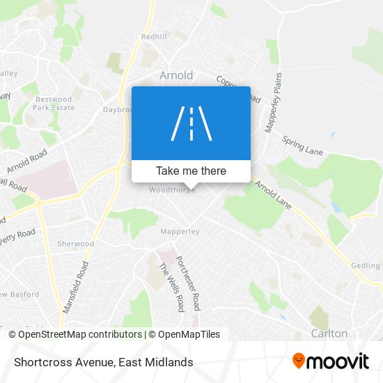 Shortcross Avenue map