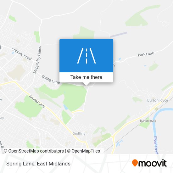 Spring Lane map