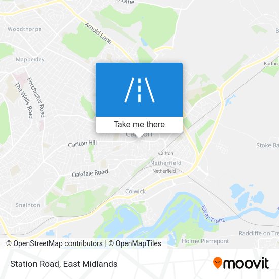 Station Road map